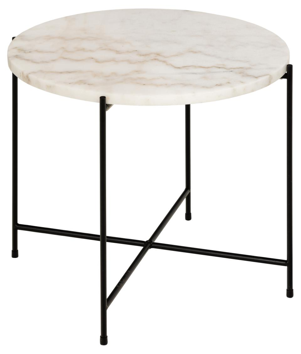 Bijzettafel Kosta Ø52 cm wit