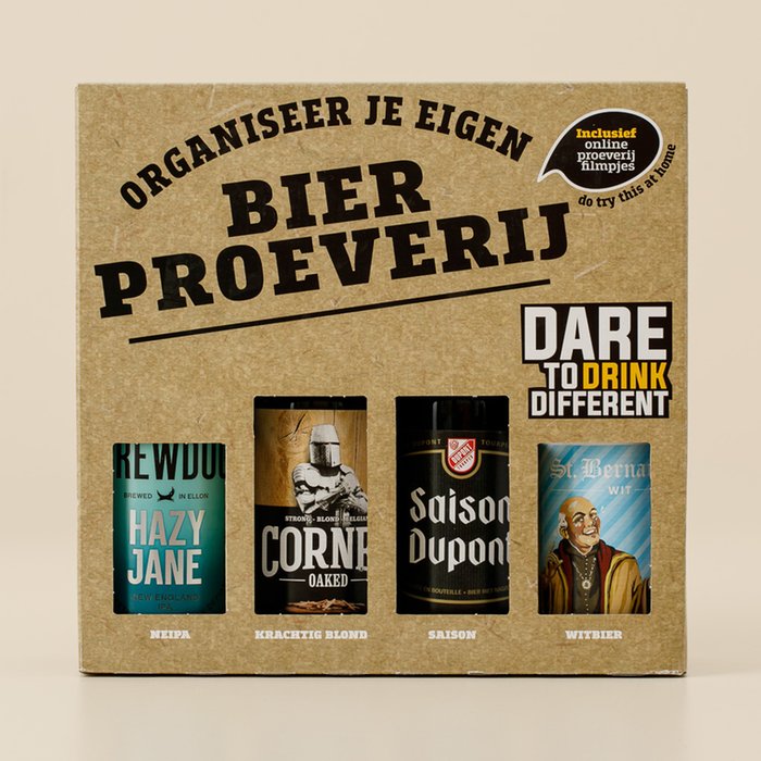 Online bierproeverij | Bierpakket | 4x 33cl