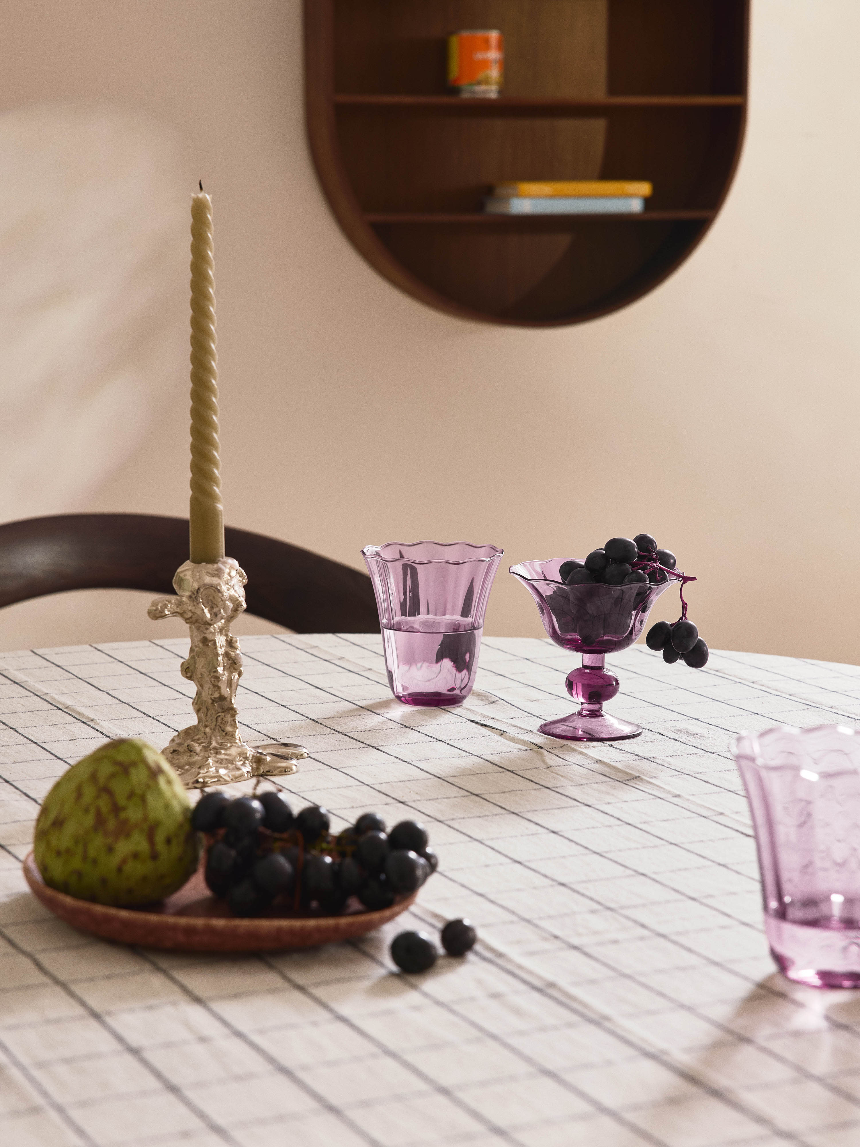 Mondgeblazen tumblers Tulya, 4-delig