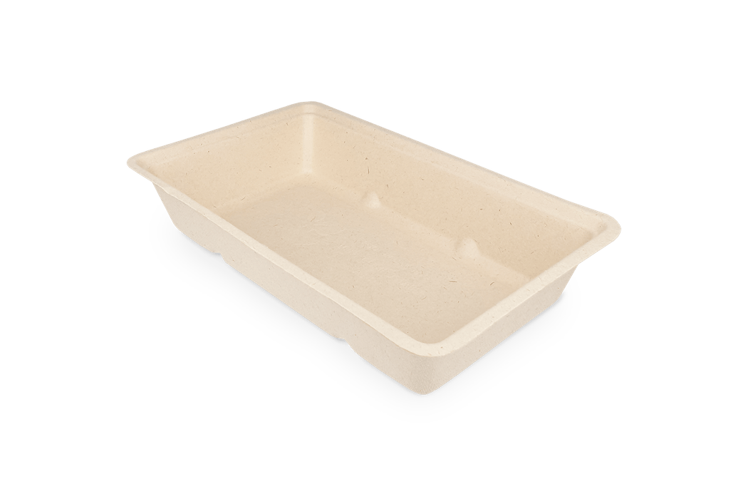 Frietbakjes A14 suikerriet Plastic- en Pfas-vrij BIO