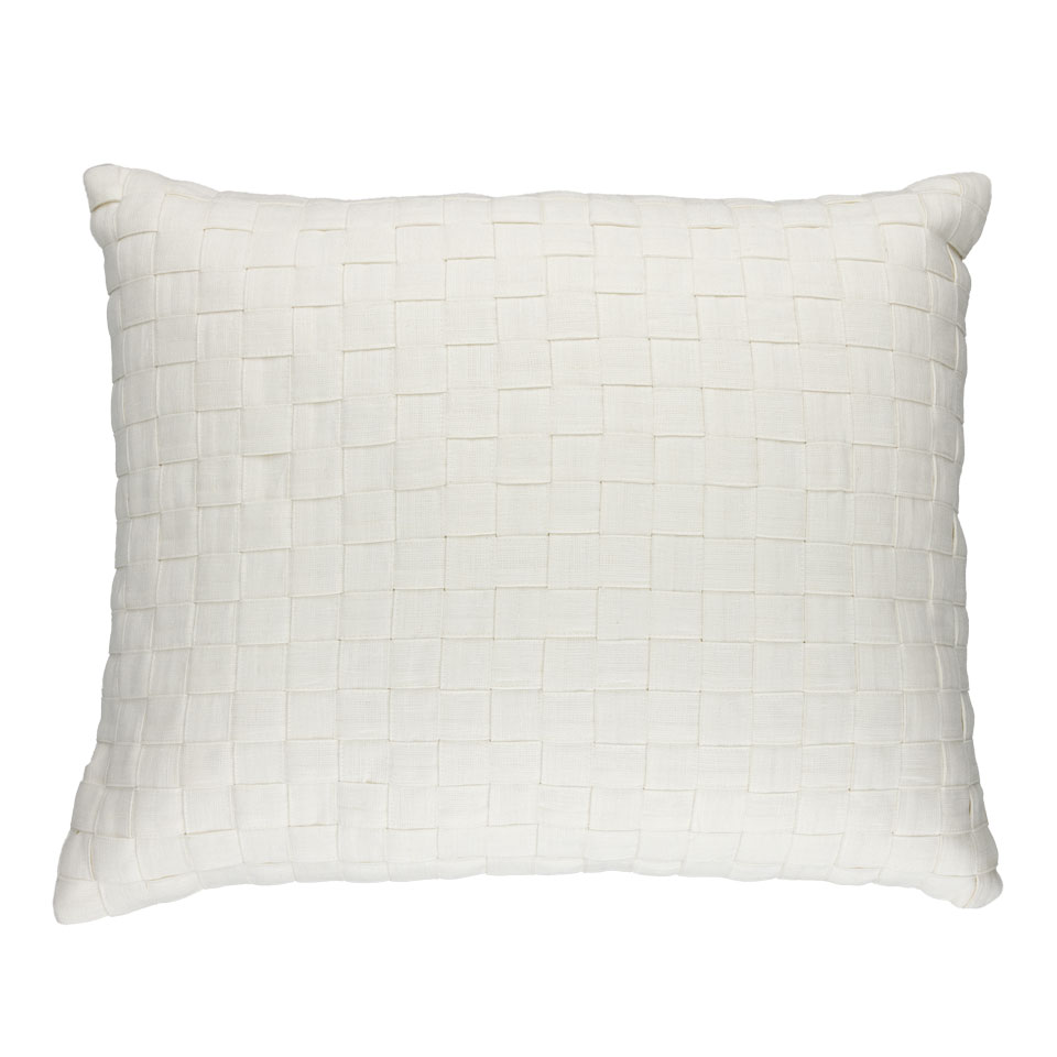 Kussen Woven linnen offwhite