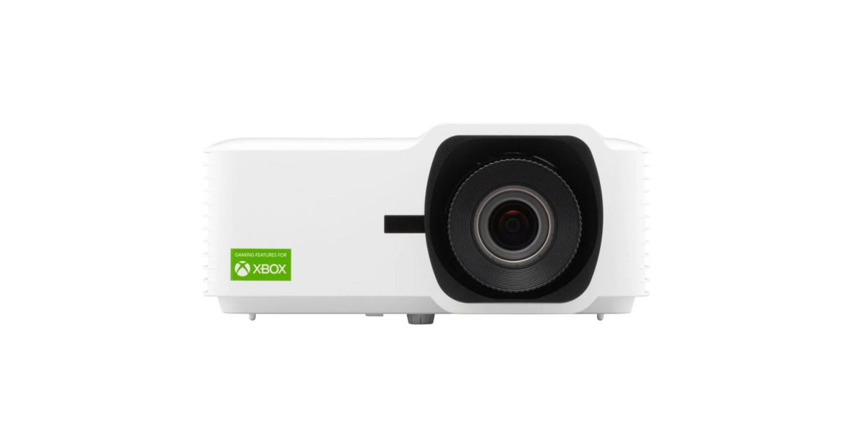ViewSonicLS710-4KE 4K Laser Home Projector​  (Wit, 3500 ANSI Lumen, Ontworpen voor Xbox)