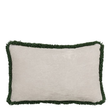 Sierkussen tufted crème - l55xb35xh10cm