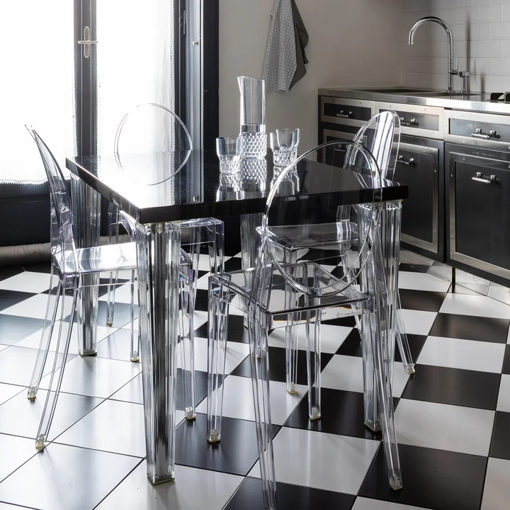 Kartell - Victoria Ghost Stuhl, bernstein