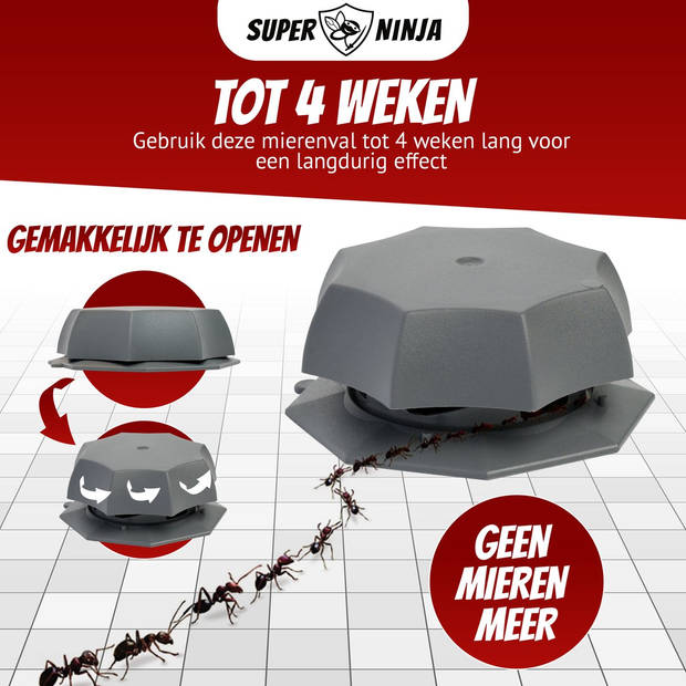 Super Ninja Mierenlokdoosjes 2-stuks