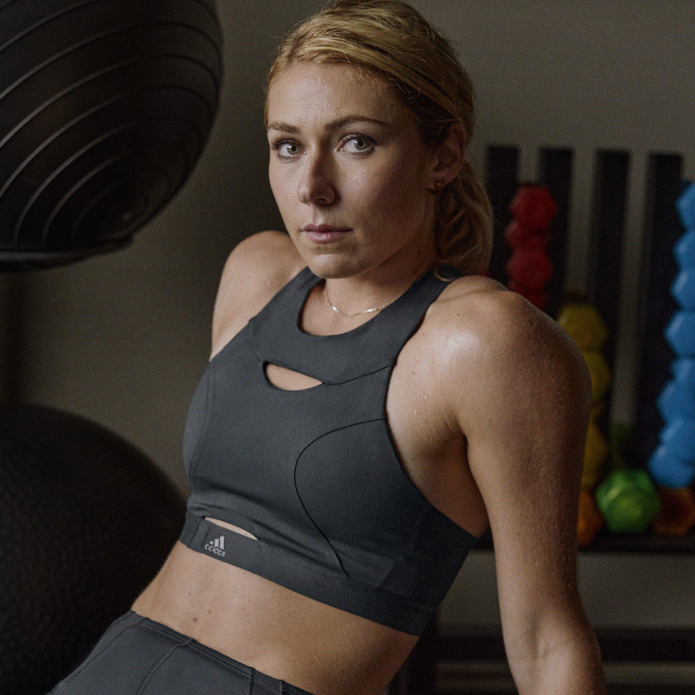 adidas Powerimpact Luxe Training Medium Support Bra Womens
