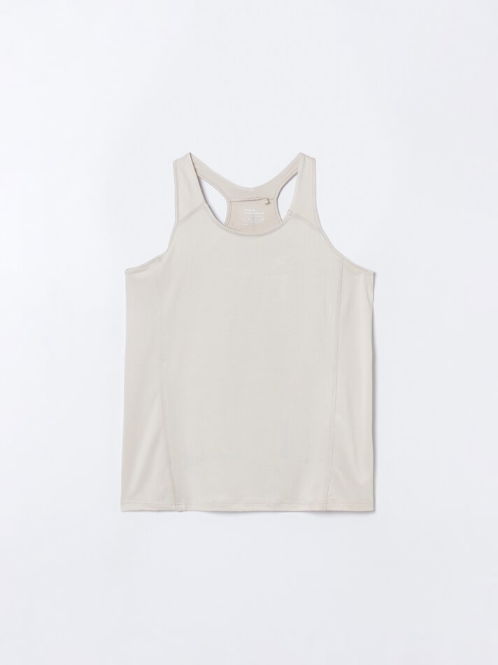 Conjunto com 2 regatas esportivas - Cor: Branco-sujo