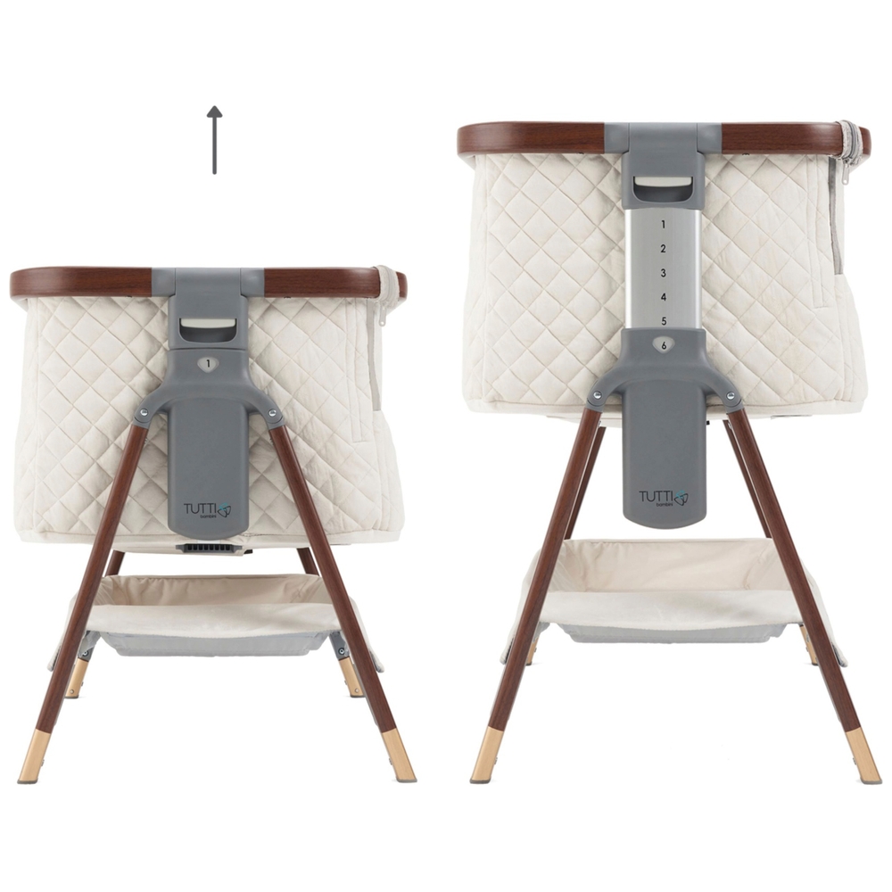 Tutti Bambini CoZee Luxe Nachtbett, Walnuss und Creme
