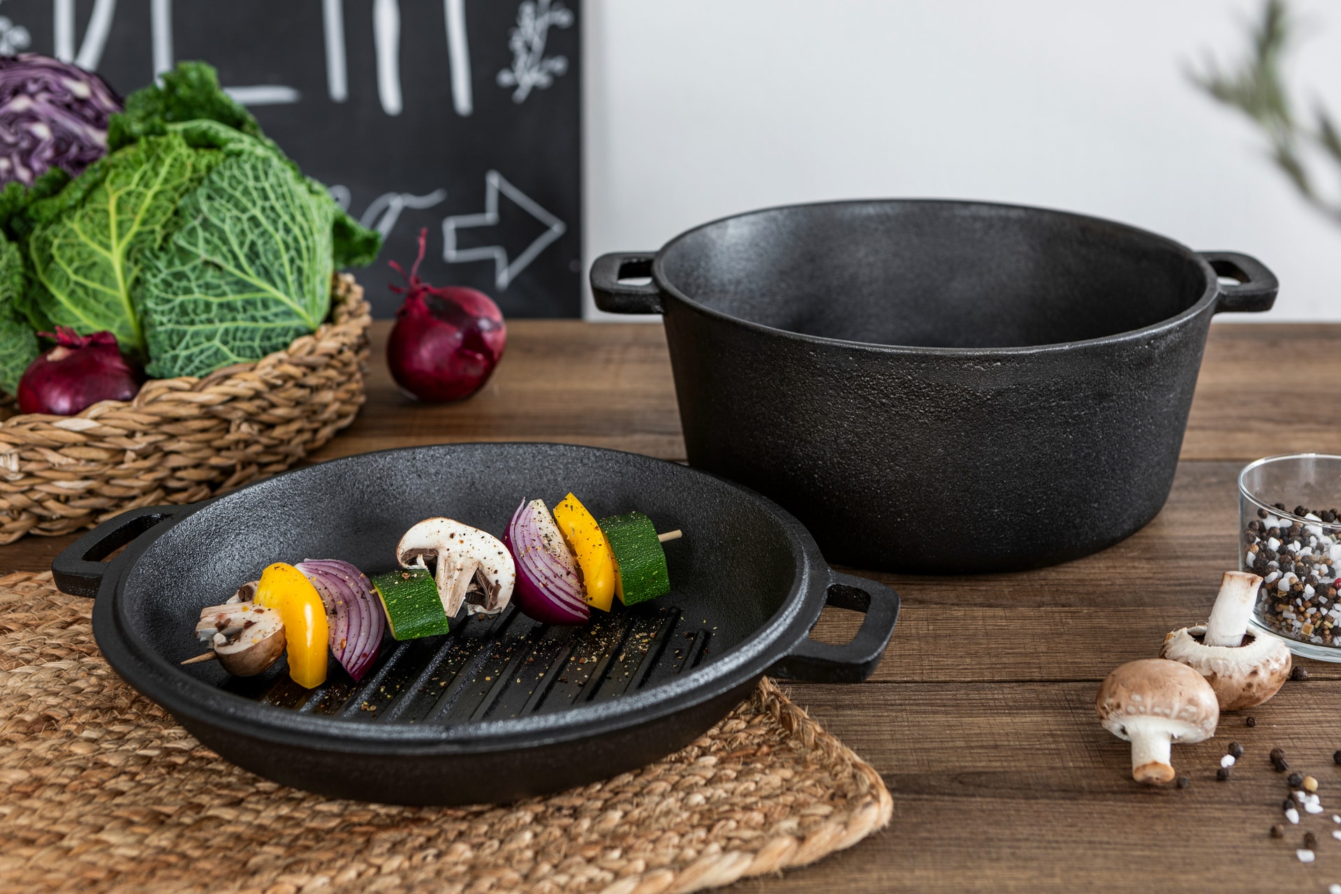 ELO Brottopf 26 cm Gusseisen schwarz