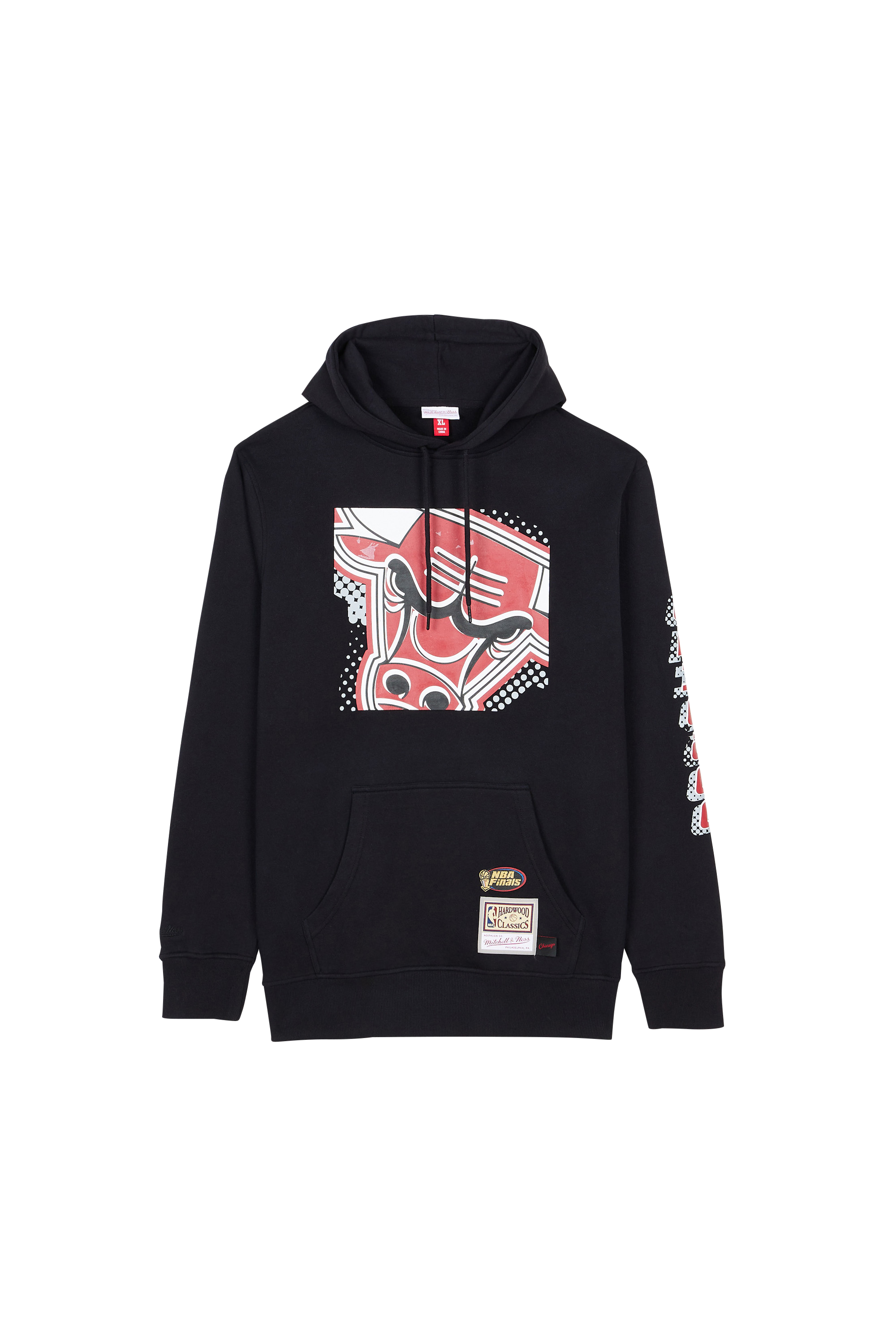 MITCHELL & NESS hoodie FPHD5901-CBUYYPPPBLCK BIG Noir