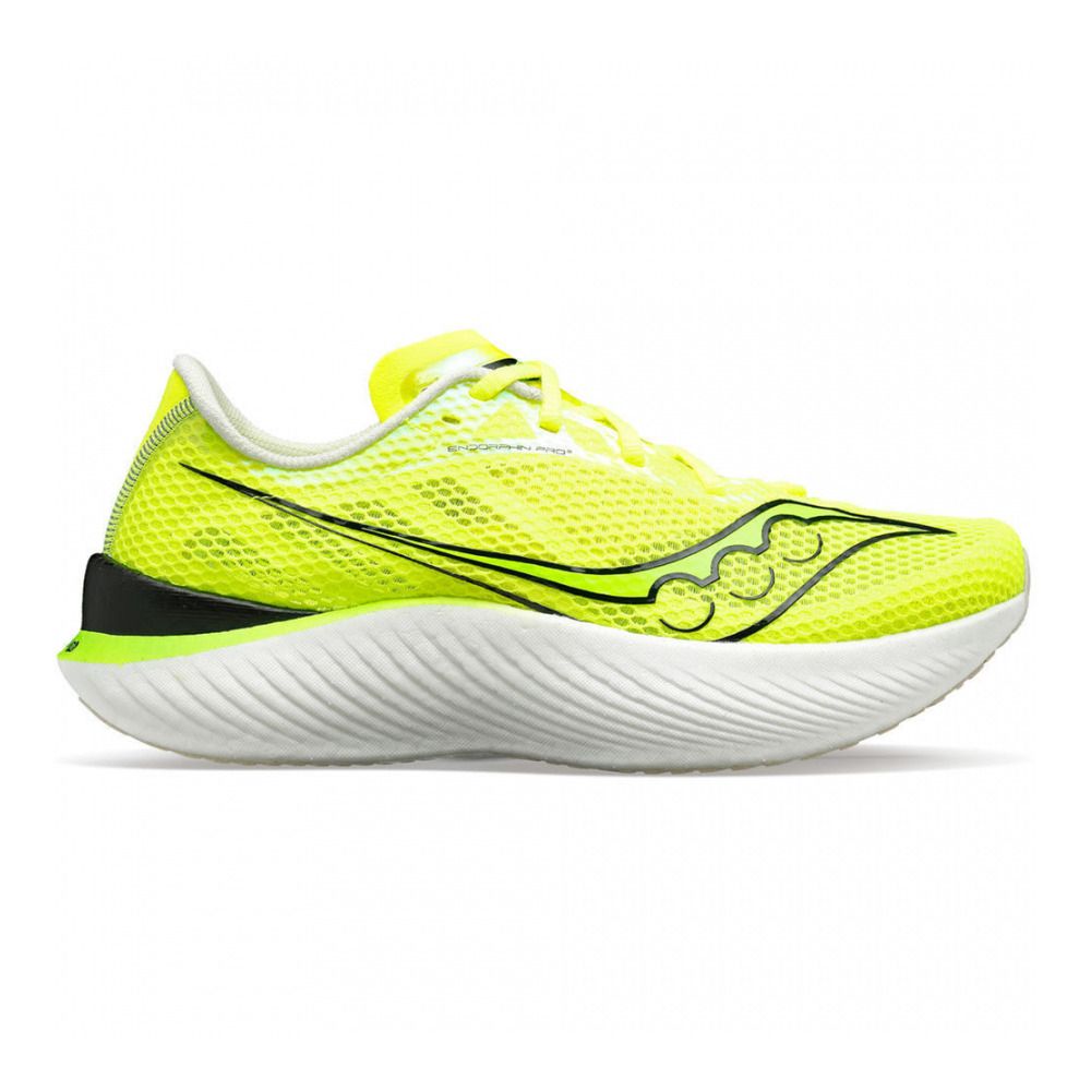 Saucony ENDORPHIN PRO 3 - Chaussures running Homme citron/slime
