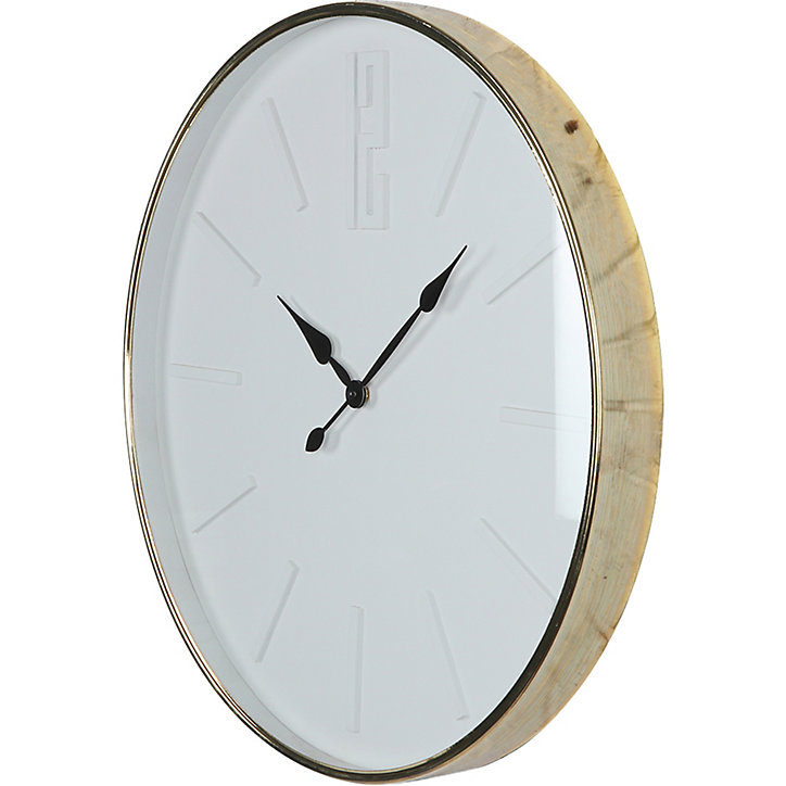 Horloge métal blanc Ø 60 cm Dada Art
