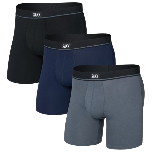 Saxx - Essential Cotton Boxer Brief Fly 3-Pack - Sous-vêtement