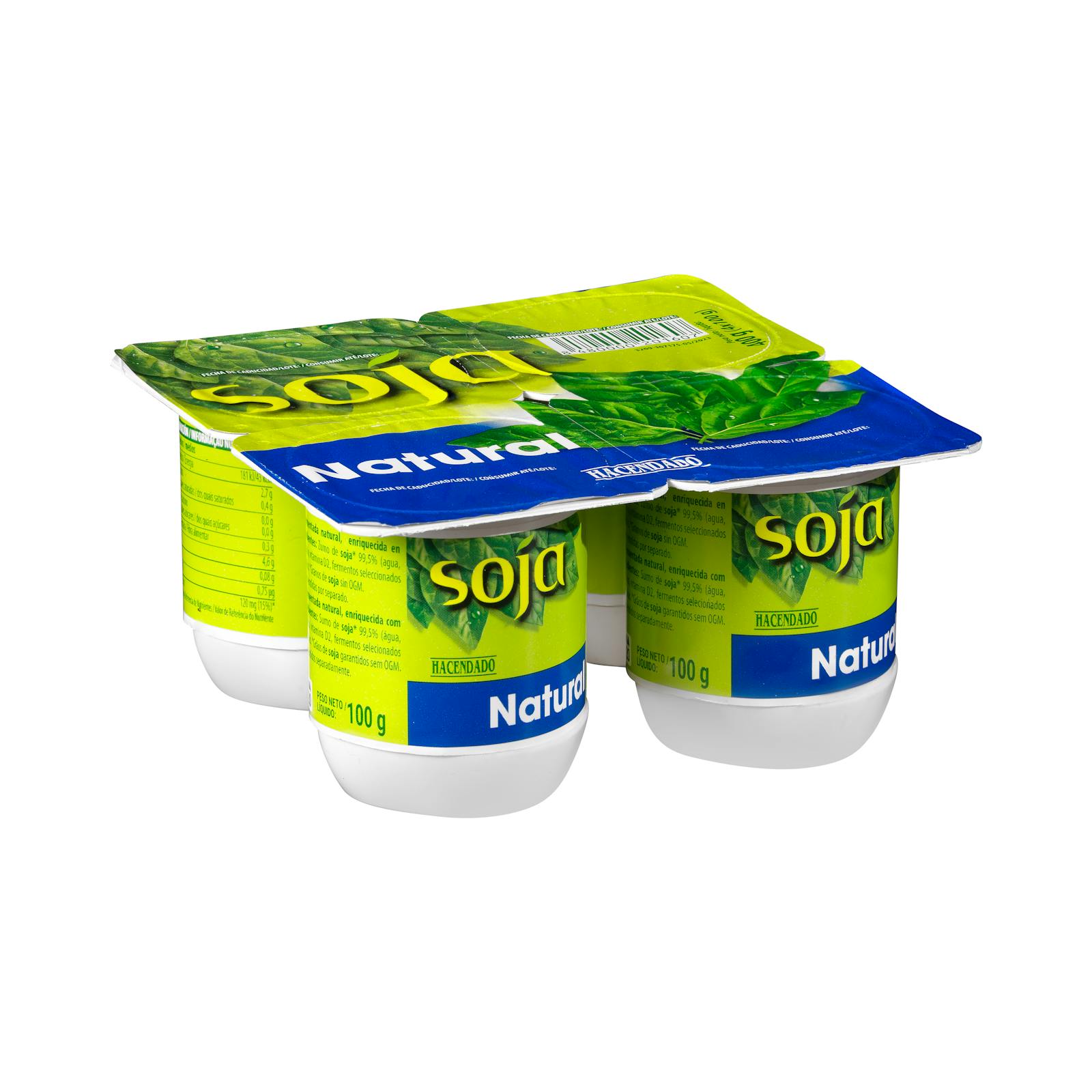 Dessert naturel au soja Hacendado