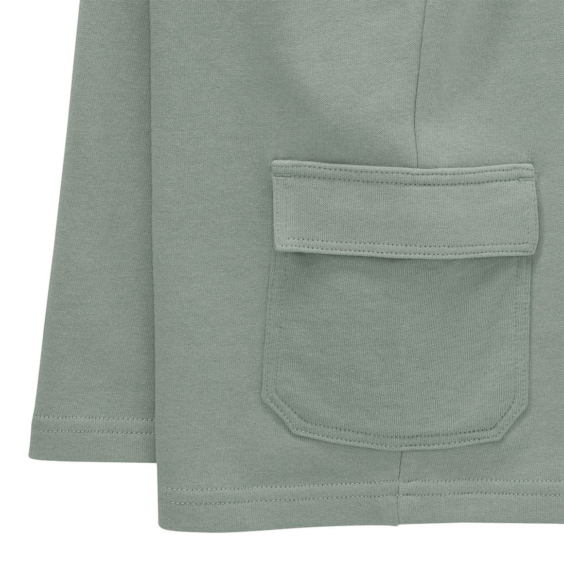 Topolino Jungen Joggingshorts aus Bio-Baumwolle salbei