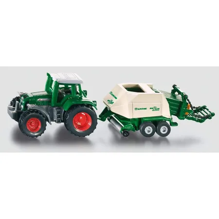 SIKU 1628 Traktor mit Großpackenpresse