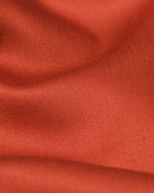 housse de couette satin 240x200/220 uni terracotta/rose