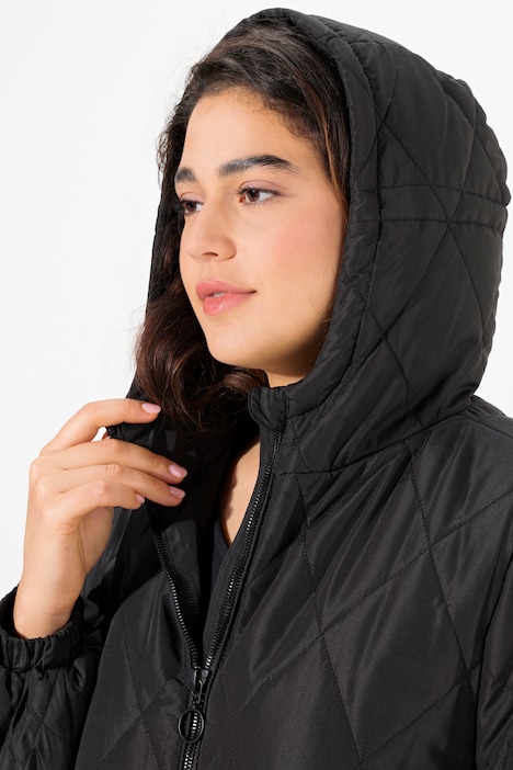 Leichtstepp-Mantel, wasserabweisend, 2-Wege-Zipper