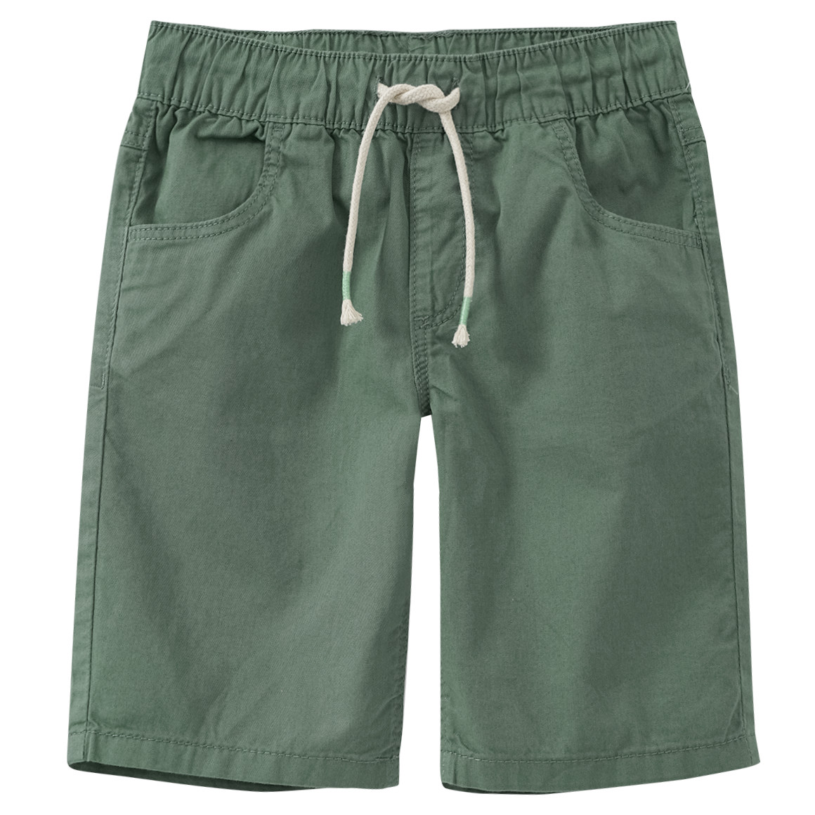 Famy Jungen Shorts mit Tunnelzug dunkelgrün
