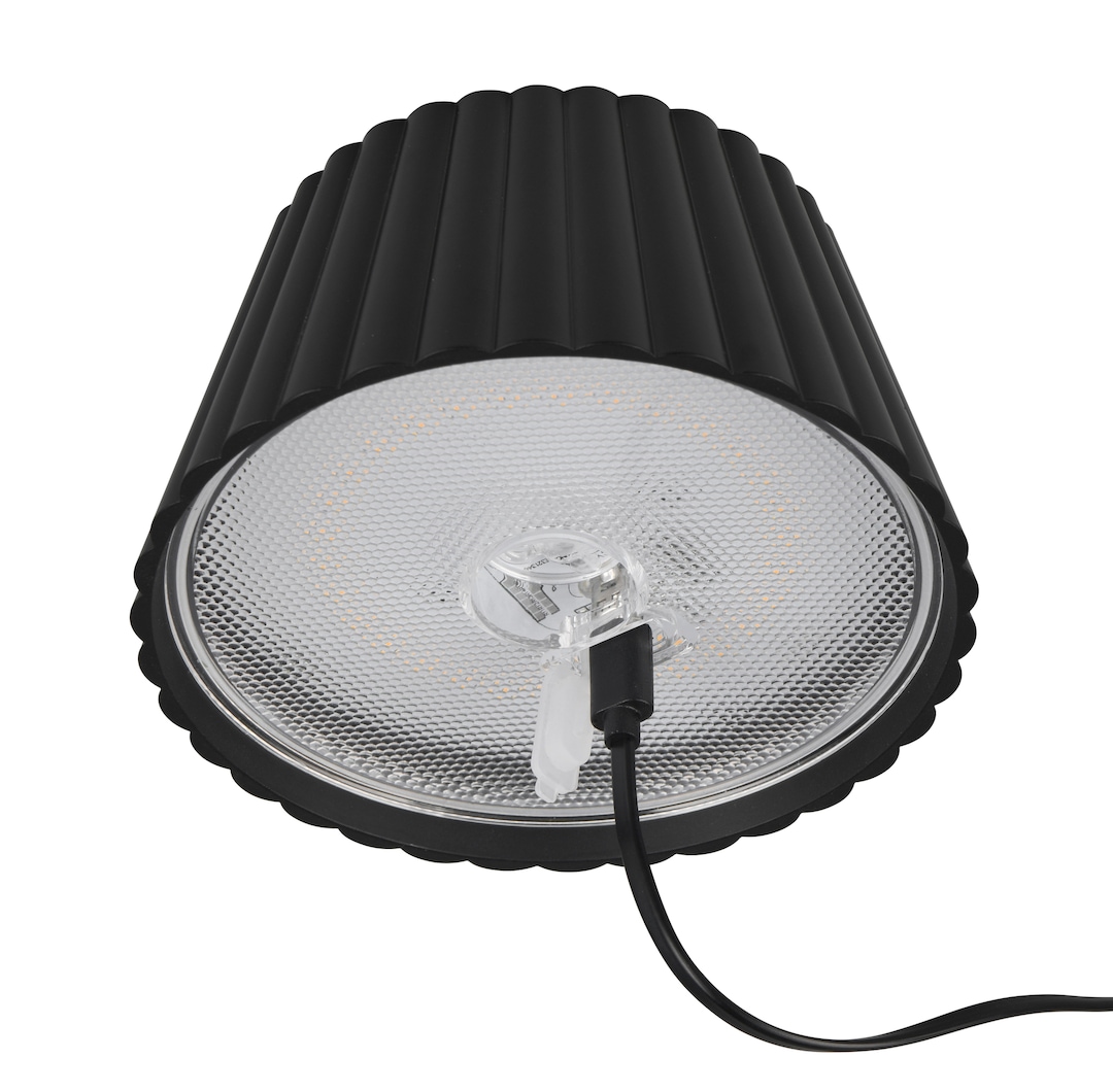 RL Akku LED Tischlampe SUAREZ 2-teilig schwarz