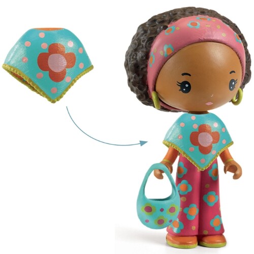 Djeco tinyly speelfiguur - poppy & nouky
