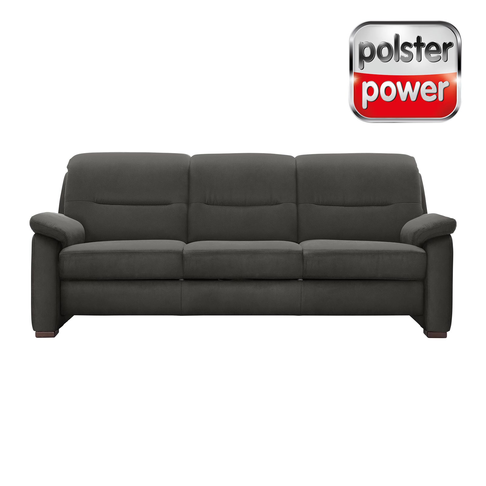 polsterpower 3-Sitzer-Sofa - Holiday steel - Basismodell