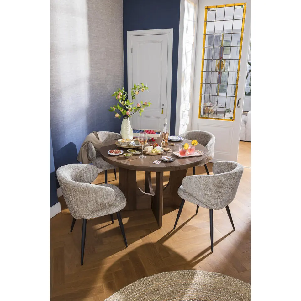 Eettafel Moos - mangohout - Ø120 cm