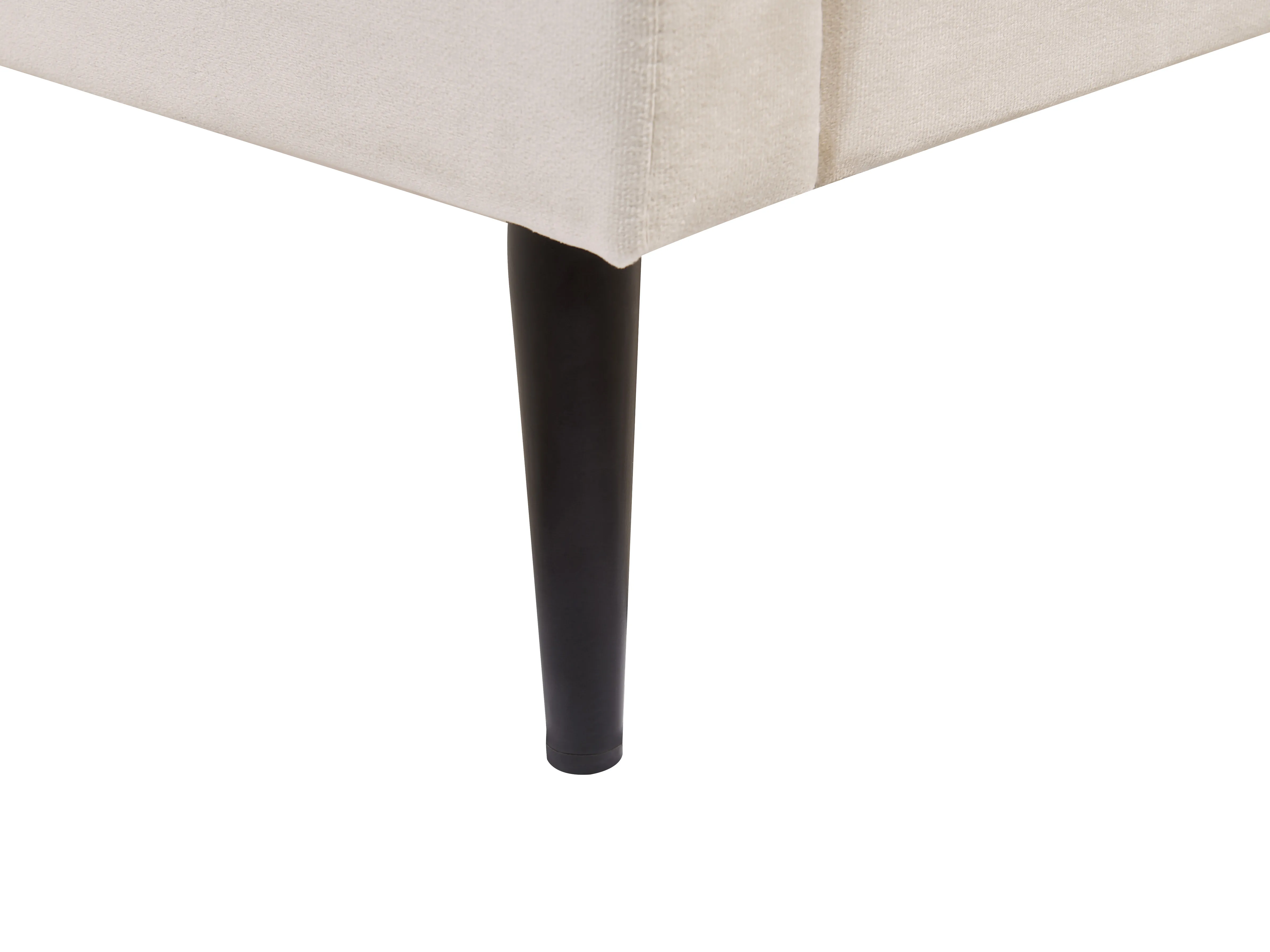 Bed Fluweel BRIN 180 x 200 cm Beige