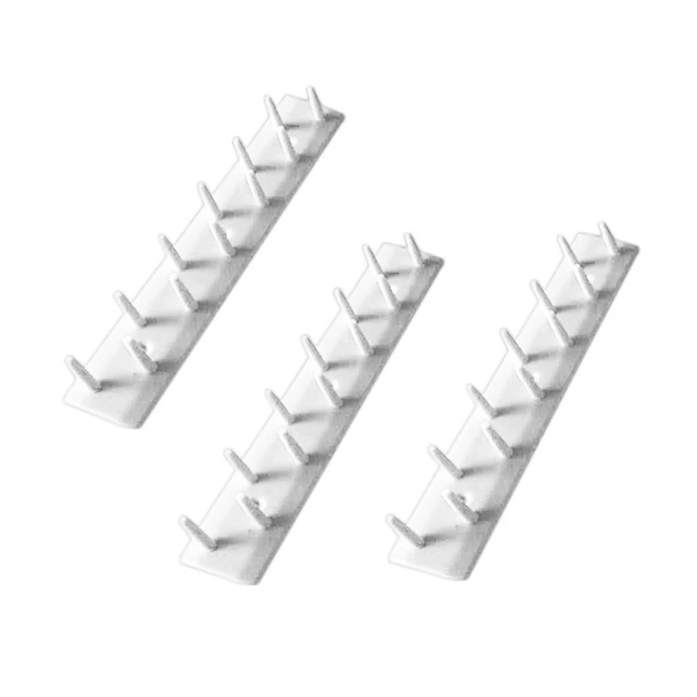 (18-tlg. Set) Schmuckhalter Wand Hänge Organizer für Ringe / Ohrringe / Halsketten - Weiss