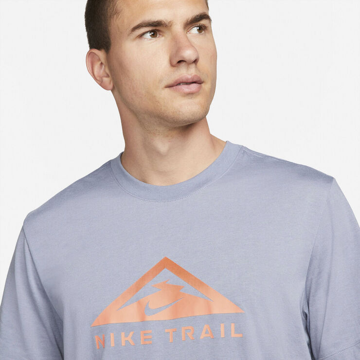 Nike Dri Fit Trail Lobe T Shirt Blå
