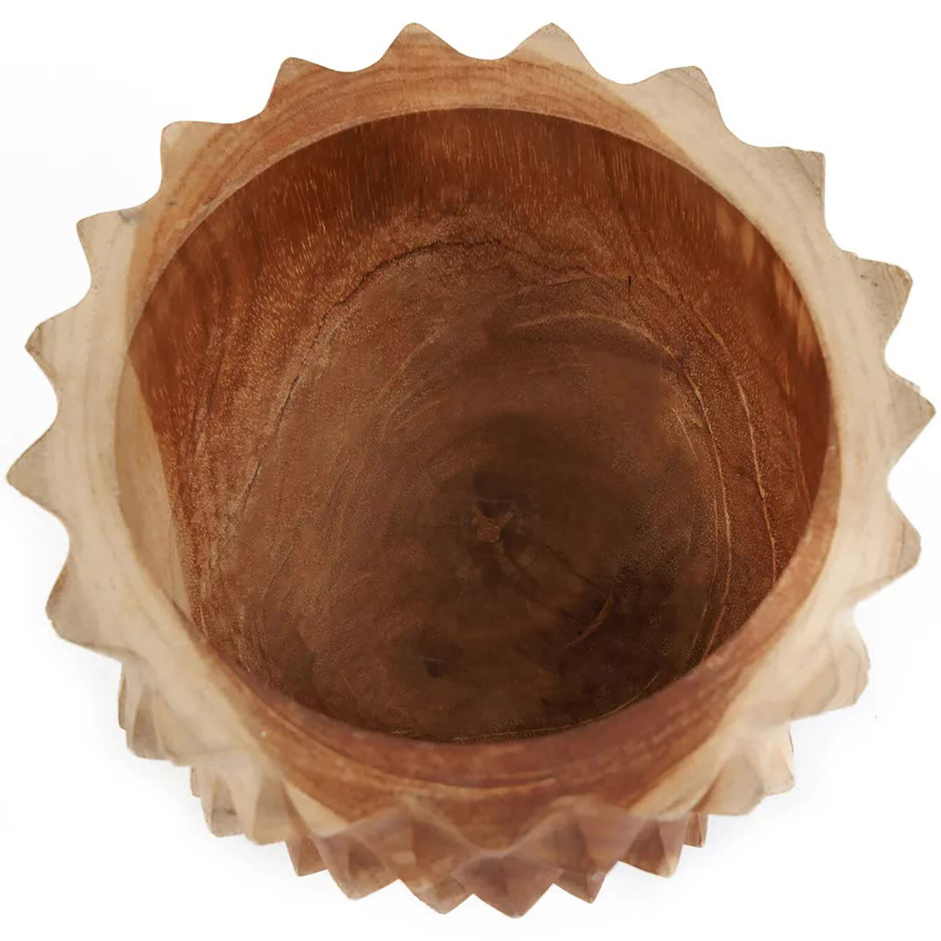 Bazar Bizar Bol en teck Durian naturelle - D.15 cm
