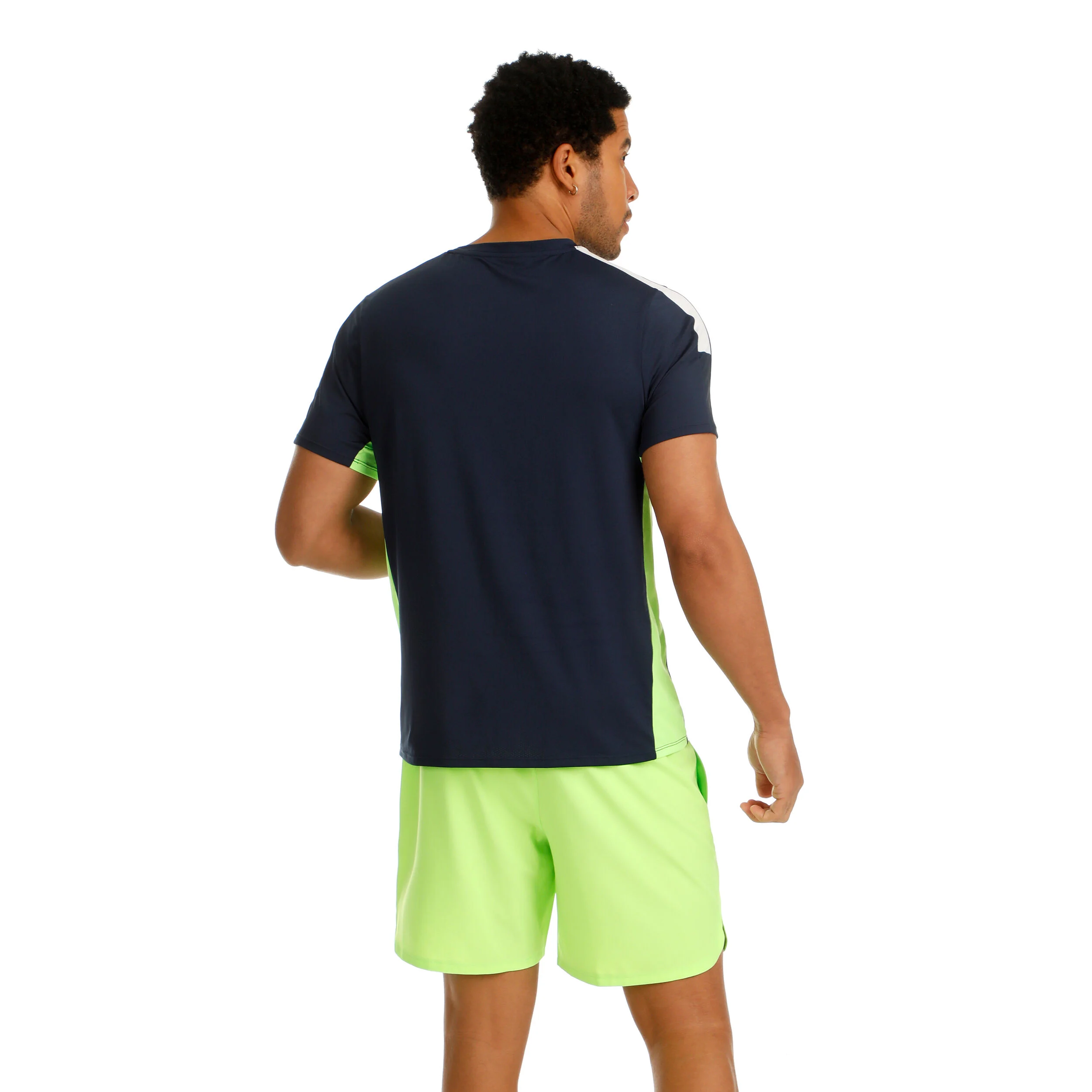 Quiet Please Wild Slam Shorts Hommes - Vert Fluo , Blanc