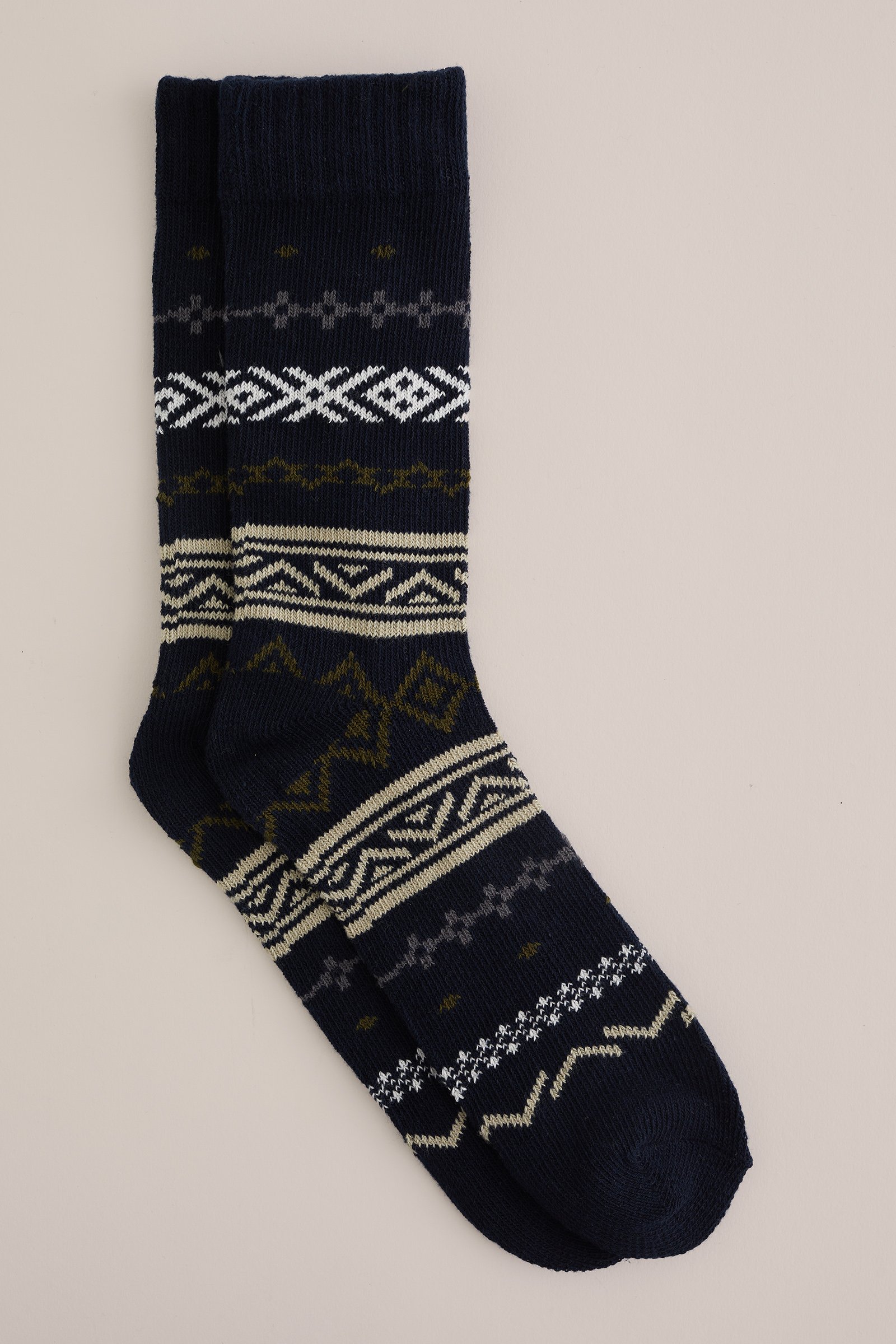 sokken met dessin WE Fashion Donkerblauw