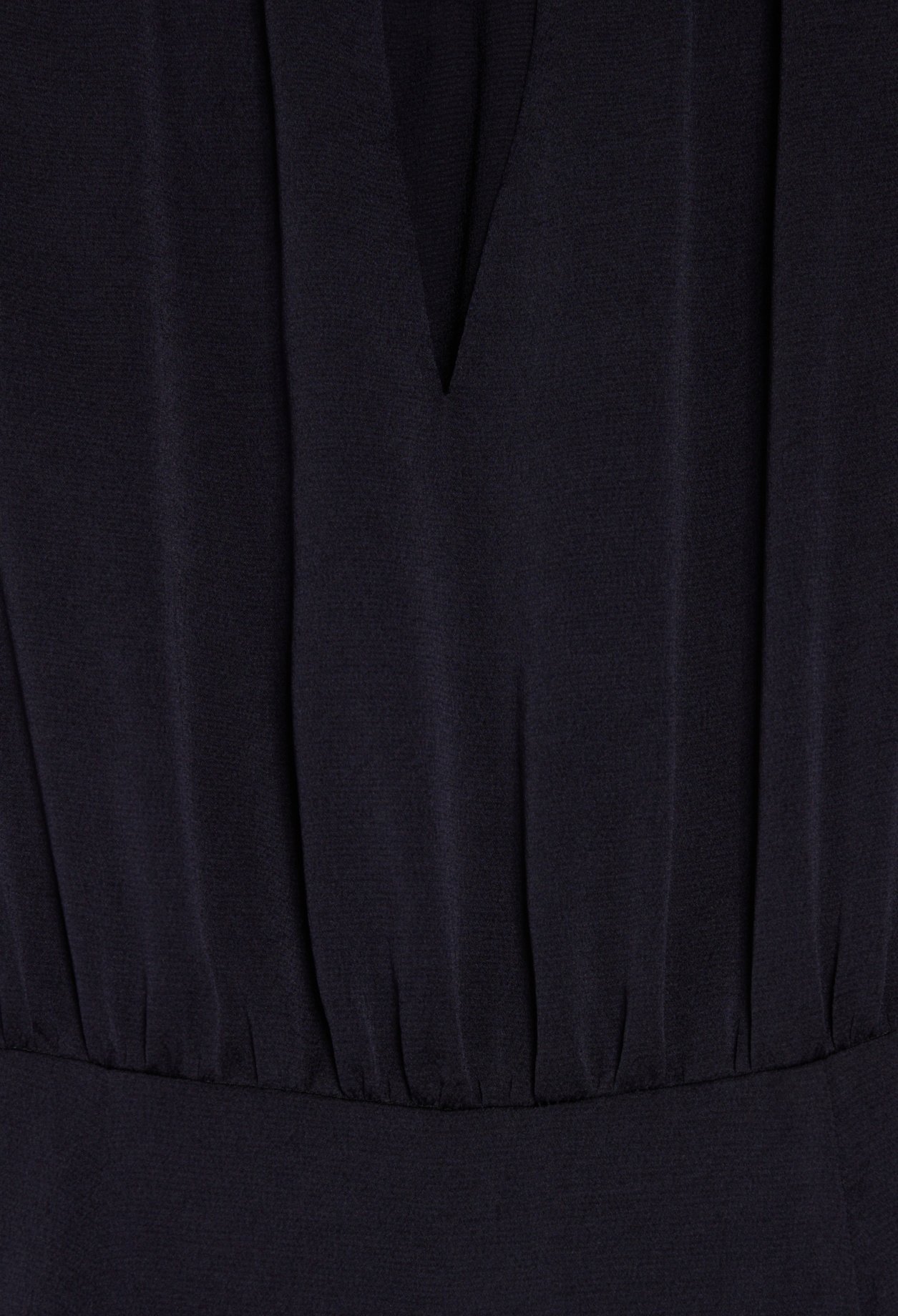 Robe courte volantee marine
