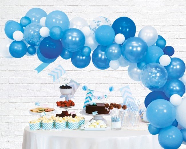 Ballonnenboog Zelf Maken Set Blauw 4m