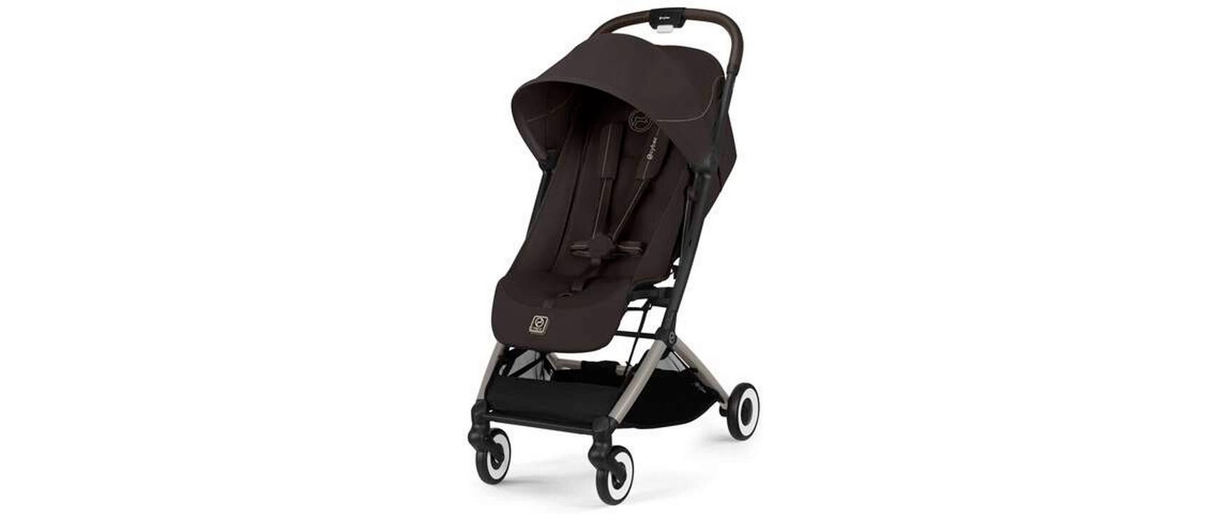 Buggy Orfeo Cocolate Brown<br>Kompakter Reisebuggy mit Handgepäckmasse