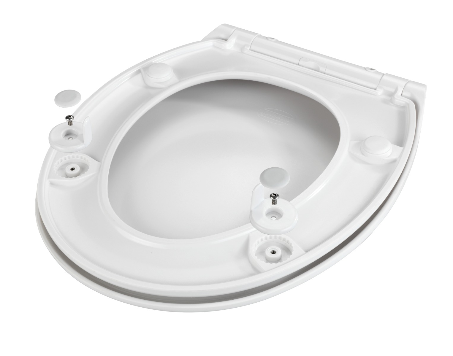 Wenko Gubbio Easy-Close toiletzitting wit