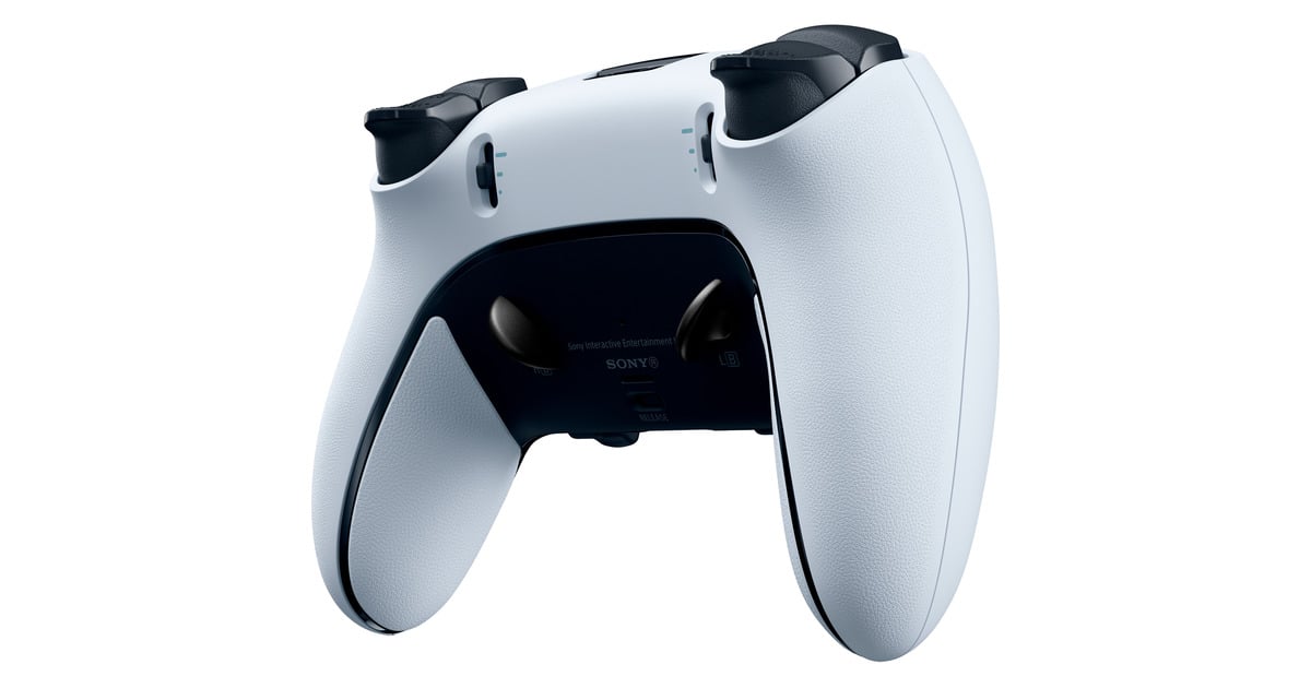 SonyDualSense Edge Wireless-Controller V2  (Wit/zwart, voor Playstation 5)