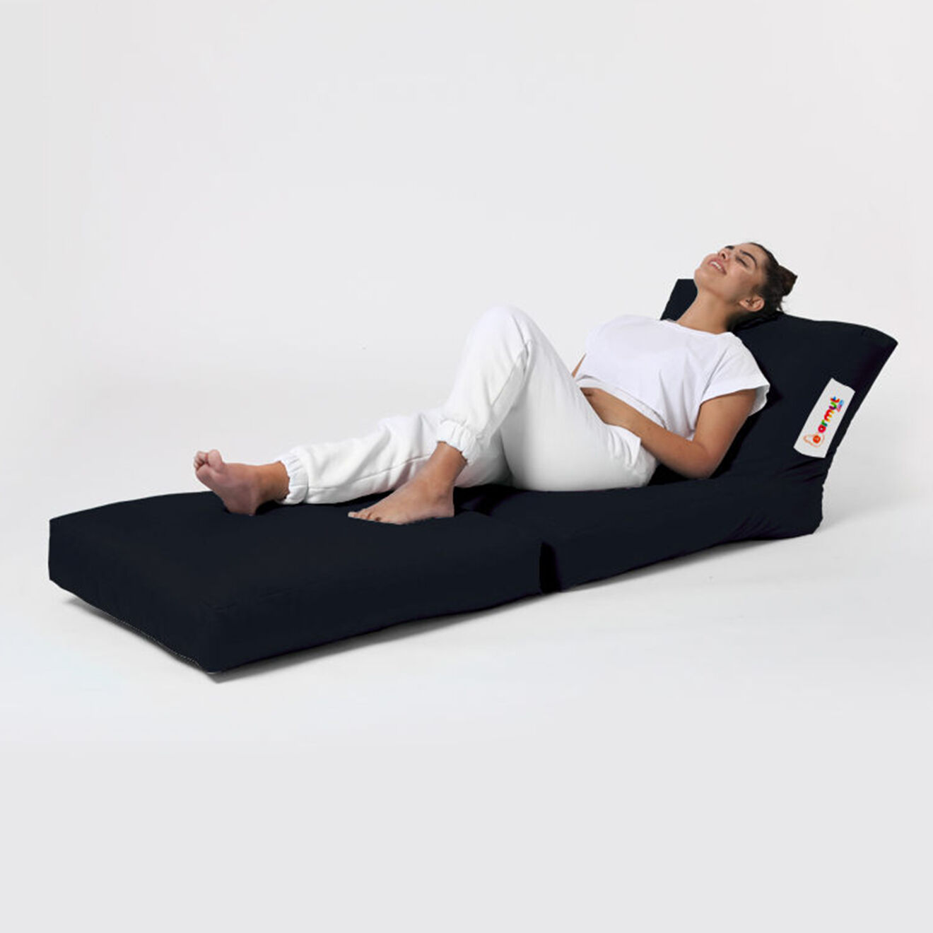 Homitis Pouf Siesta noir - 55x40x180 cm