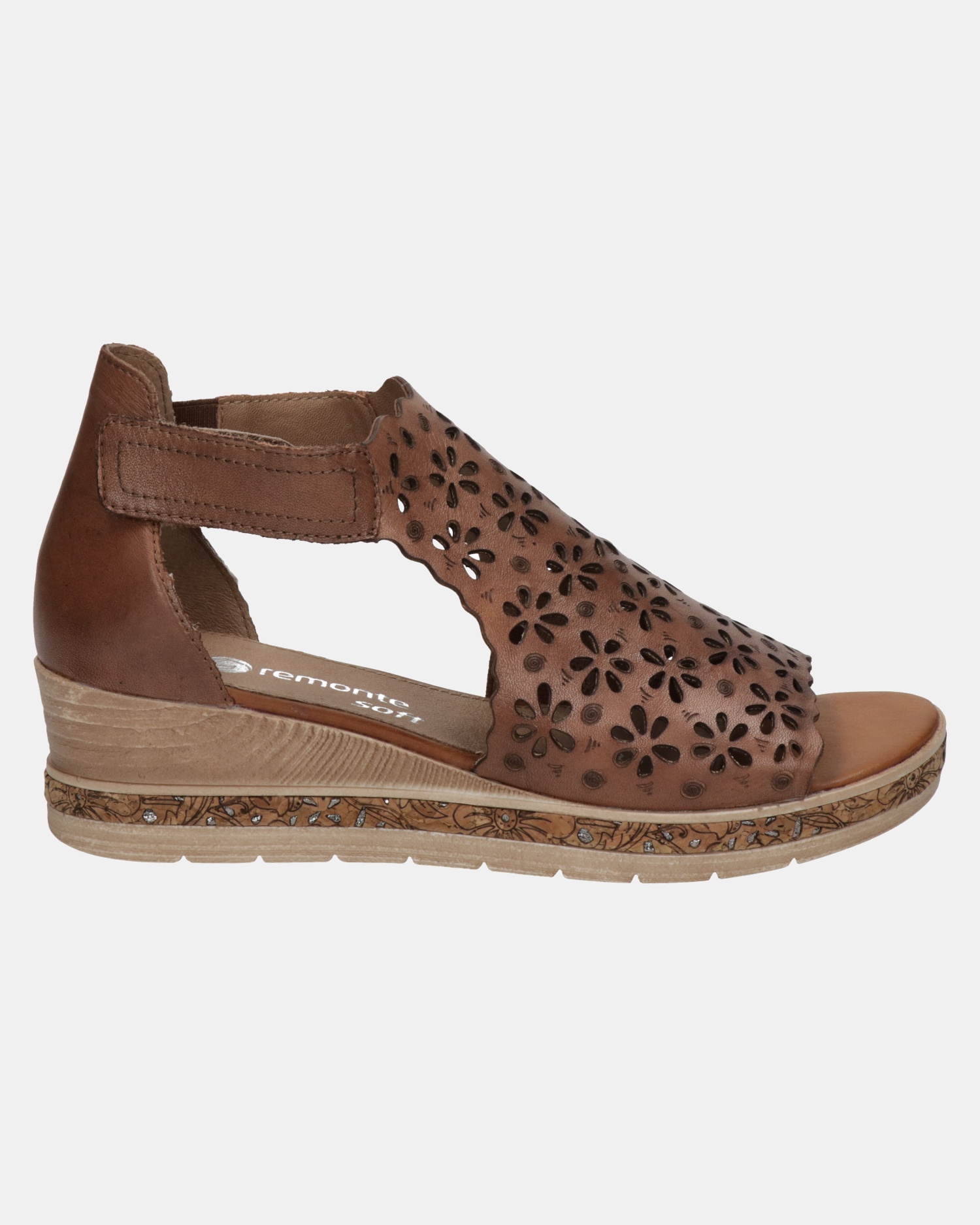 Remonte Sandalen  - cognac