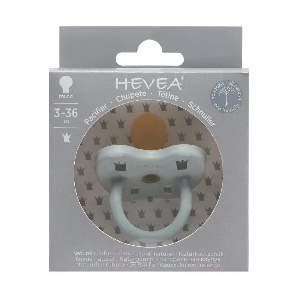Hevea Fopspeen Orthodontisch Gorgeous Grey 3-36 Mnd