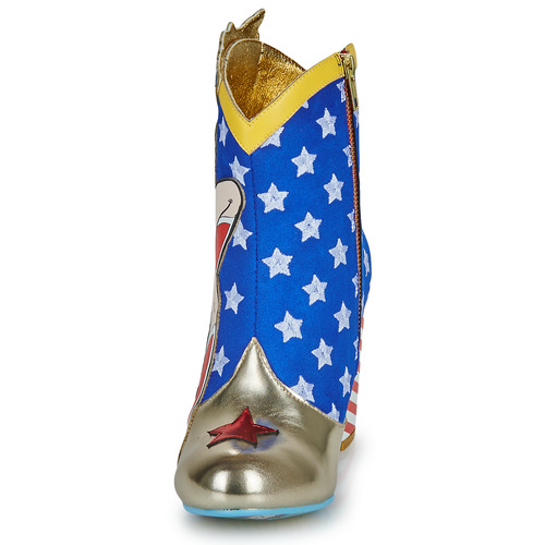 Irregular Choice - STRONGER TOGETHER - Bleu / Rouge / Doré