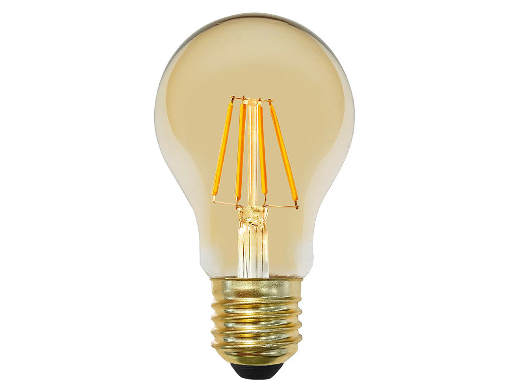 LÂMPADA LED STANDARD AUCHAN E27 35W DOURADO