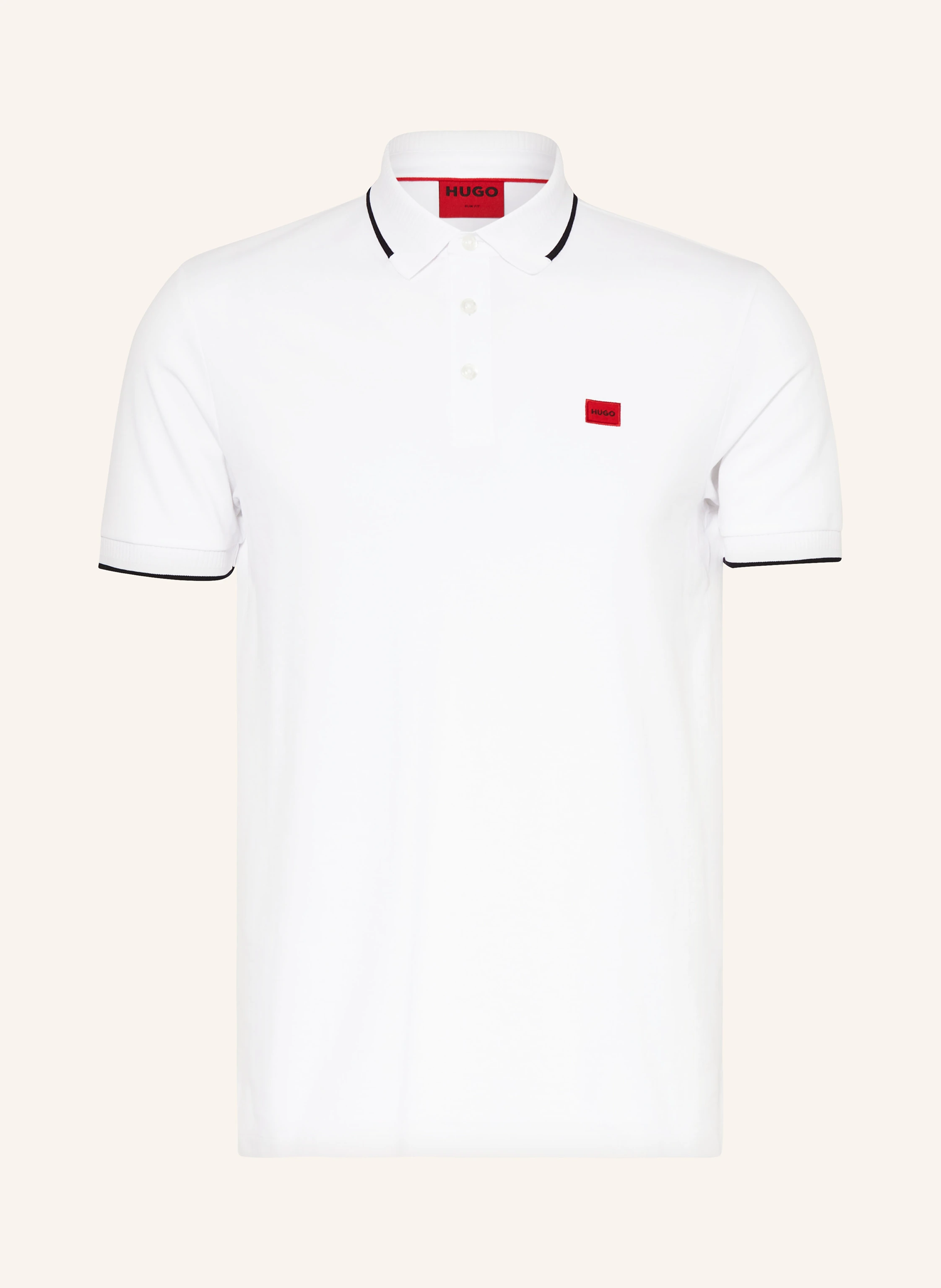 HUGO Piqué-Poloshirt DERESINO Slim Fit