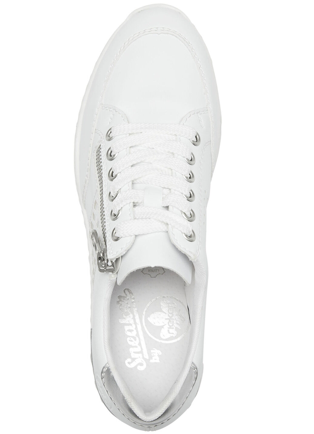 Rieker, bequeme Damen-Sneaker, Weite G, mit Reissverschluss