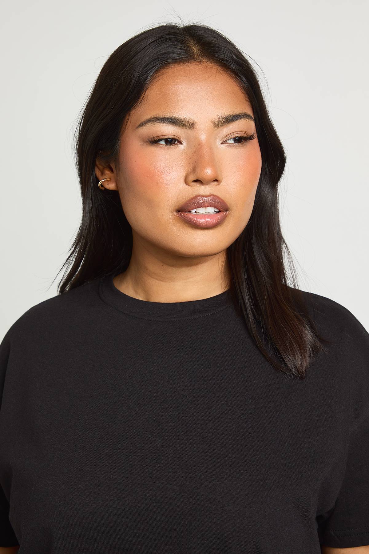 boohoo T-shirt Basique Oversize À Manches Courtes Plus