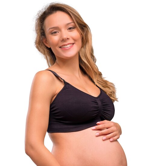 Soutien-gorge grossesse et allaitement rembourré   Noir        L   de               Carriwell