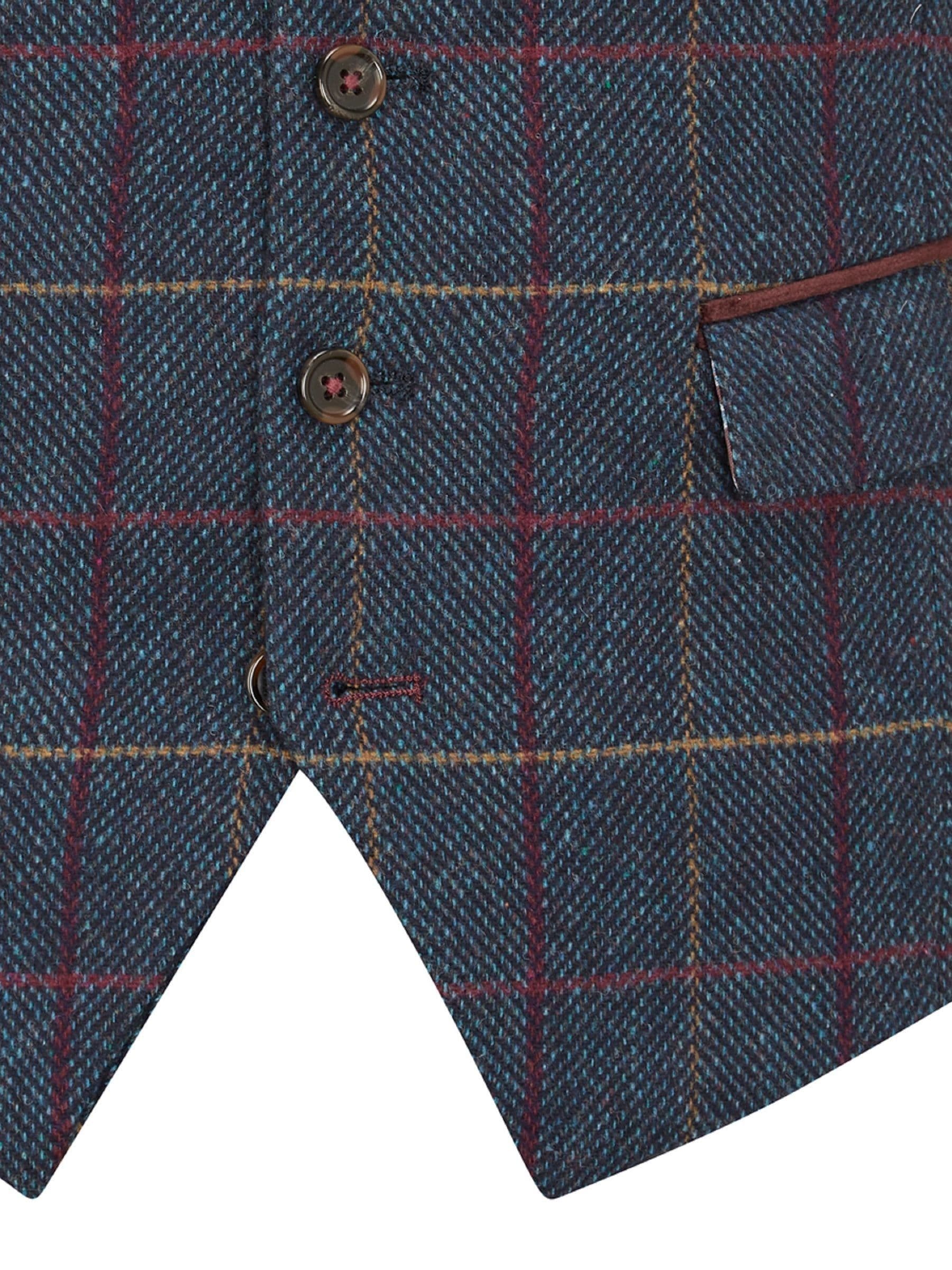 Skopes Doyle Modieus gilet van tweed wolmix