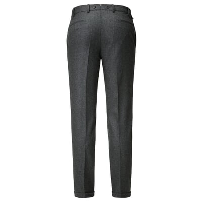 Herren-Flanellhose, Anthrazitmelange