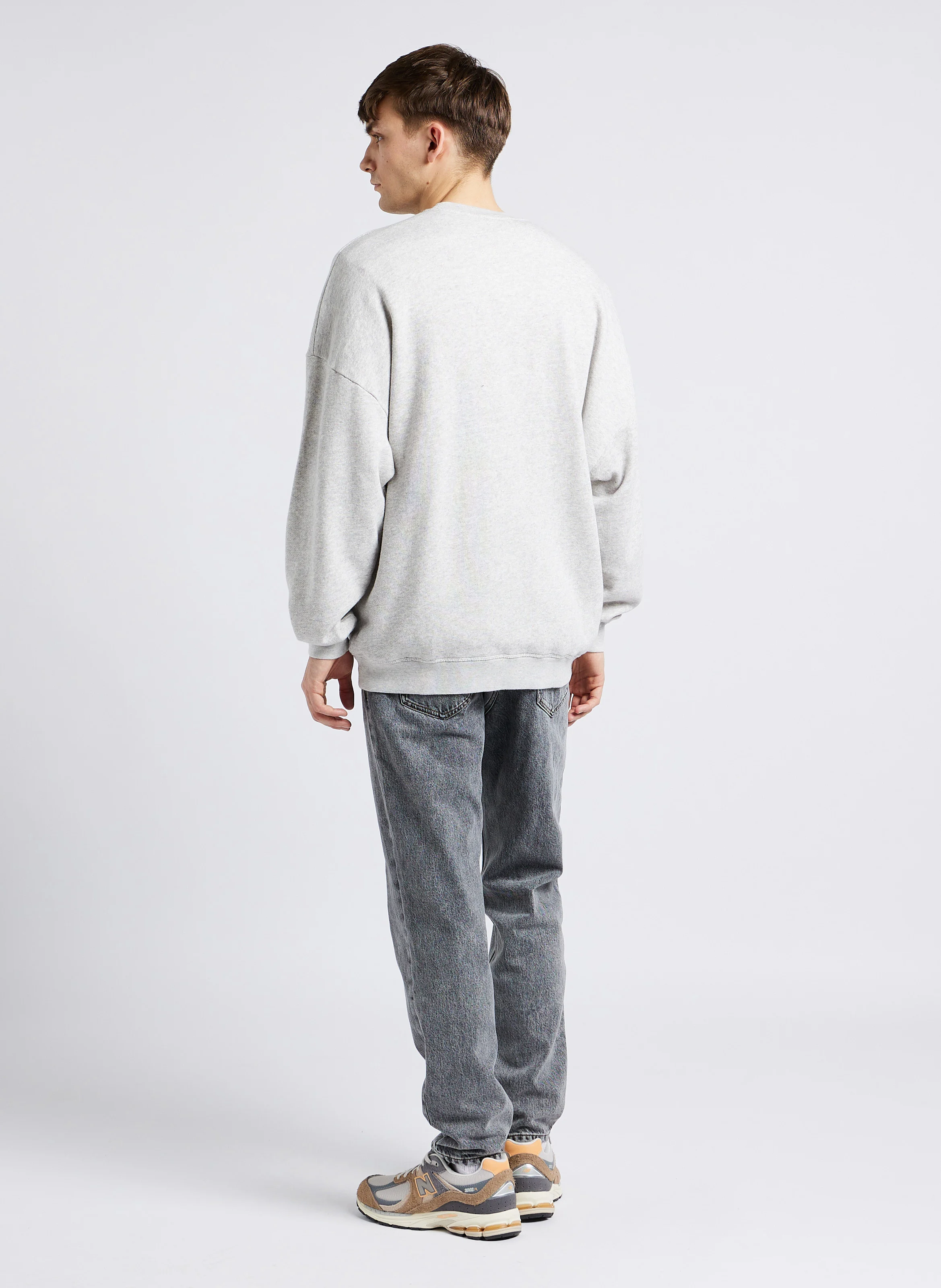 KODYTOWN - Sweat col rond sérigraphié en coton bio | Gris